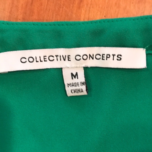 Collective Concepts Emerald Green Blouse - Picture 6 of 7